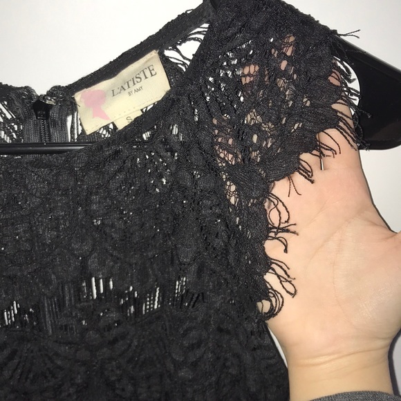 TOBI Black Lace Dress - Picture 5 of 10